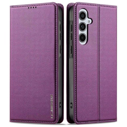 LC.IMEEKE Samsung Galaxy S25 Wallet Cover - Purple