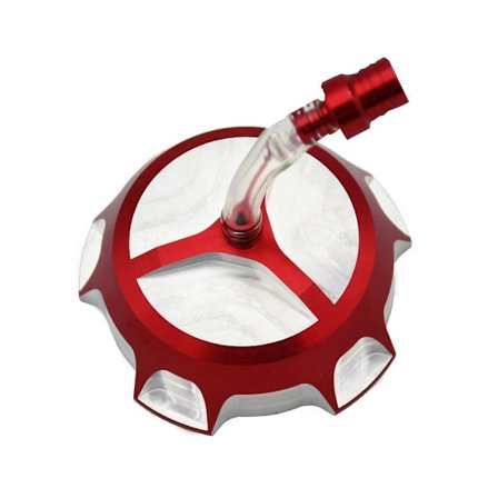 Brændstoftankdæksel Motorcykel Tankdæksel RØD