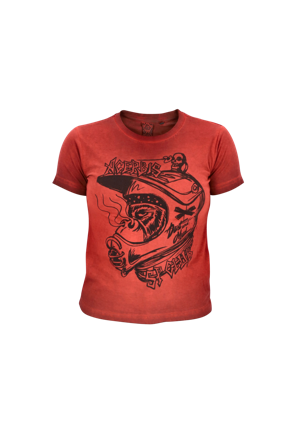 T-Shirt Acerbis SP Club Monkey Kinder Rot L