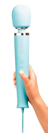 Powerful Plug-In Vibrating Massager - Blue - Le Wand