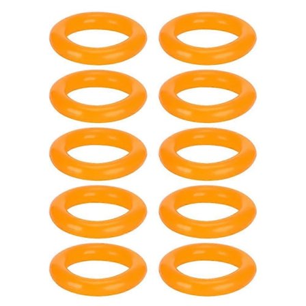 10 stk. Spolevikler Gummiring Friksjonshjul Erstatningstilbehør for symaskin (Ytre diameter 3,7 cm)