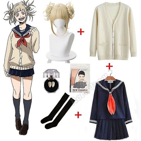 My Hero Academia Cosplay Halloween -asu Anime Boku No Hero Academia Himiko Toga Jk -asu Sweate