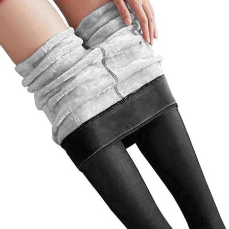 Forede Vinter Leggings - Dame - Holder dig varm Sort M