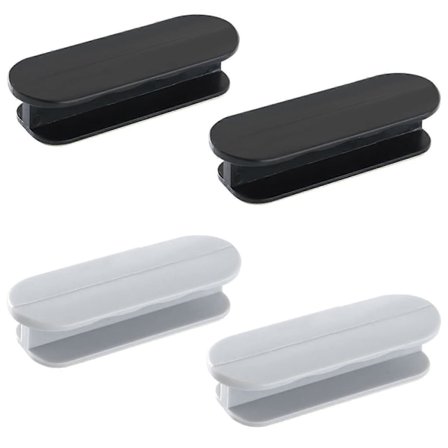 Självhäftande Handtag 4st Plast Handtag för Lådor Skåp Skjutdörrar Fönster Kylskåp