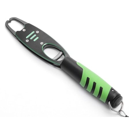 Multifunksjonell fiskekontrollenhet forlenget belte veietang, fisketang, grovfiske (gressgrønn)