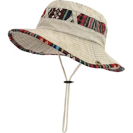 Aurinkohattu miehille, kalastushattu leveällä reunalla, UV-suoja UPF 50+, ulkoiluun sopiva puuvillainen boonie-ämpärihattu, kokoontaittuva safarihattu