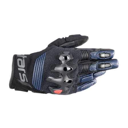 Alpinestars Halo Leather Motorcycle Gloves Dark Blue/Black S