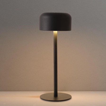 LED Trådløs Bordlampe, Bærbar 5000mAh Utendørs Bordlampe, 3 Farger Trinnløs Dimmer Nattbordslampe med Minnefunksjon, Oppladbar Batterilampe