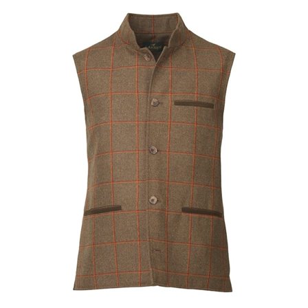 Laksen Clyde Fife Vest Men Jaktvästar Brown 48