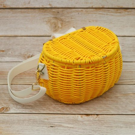 Lasten pyöräkori rottinkikori 5 5