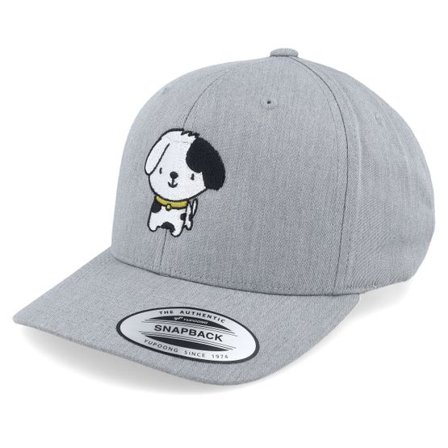 Kiddo Cap - Svart adjustable Keps - "Kids Little Puppy Dog Grey Adjustable " @ Hatstore