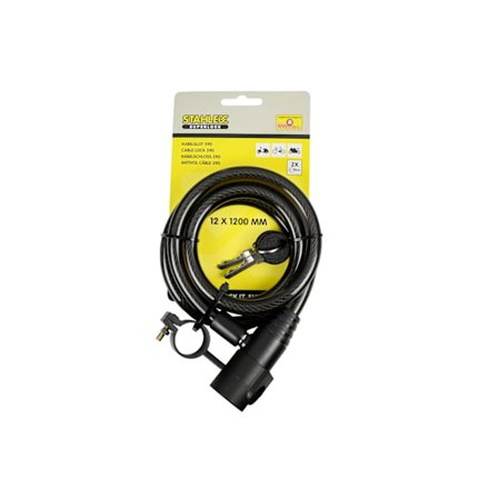 Kabellås 12 x 1200 mm med hållare