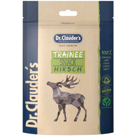 Dr Clauders Trainee Dog Snack Medium Venison 80 g