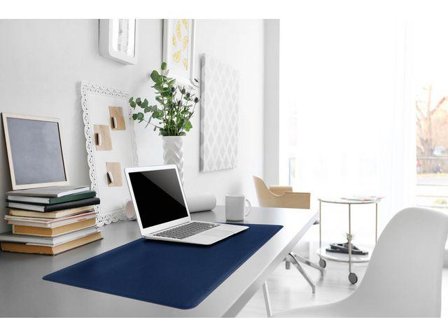 DURABLE Schreibunterlage PP mit Dekorrille 650x500cm dnk.bl.