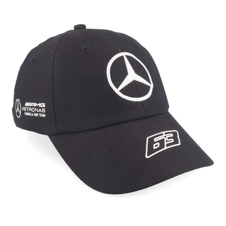 Formula One - Motor Schwarz adjustable Cap - Mercedes AMG F1 23 Russel Black Adjustable @ Hatstore