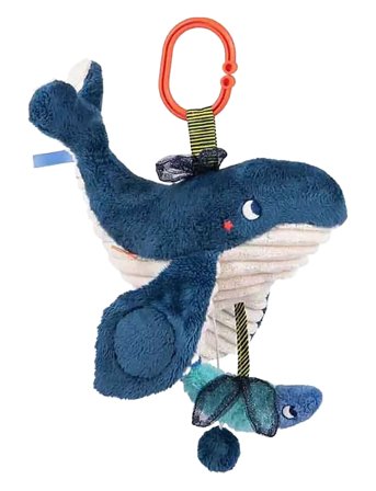 Moulin Roty Musical Whale 29 Cm - Les Aventures De Paulie - Navy - ONE SIZE