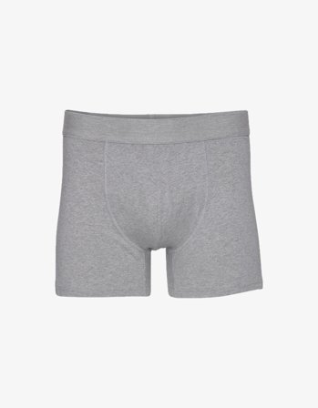 Classic Organic Boxer Briefs - Heather Grey - XL