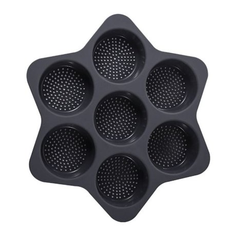 Hamburger Bolle Form Silikone Form GRÅ