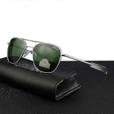 58mm Topp Army Randolph Re Solbriller Glass Menn Designer Solbriller Kjøring