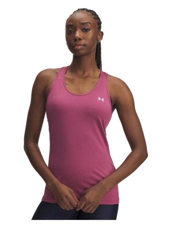 Under Armour Tech Mesh Racer Tank - Pink - L