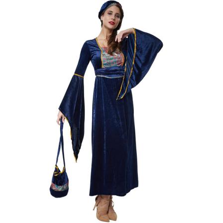 Tectake Charmerande Slottsjungfru Blue Xxl