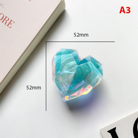 Lyx Popular3d Hjärtform Färgglad Gradient Färg Expanderbar