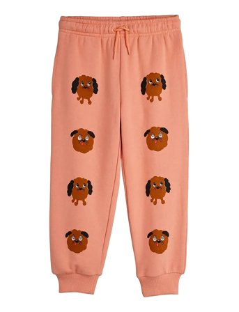 Mini Rodini Doggies Sp Sweatpants - Coral - 140/146