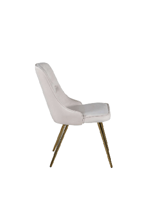 Venture Home Velvet Deluxe Matstol 2-pack Stolar Beige