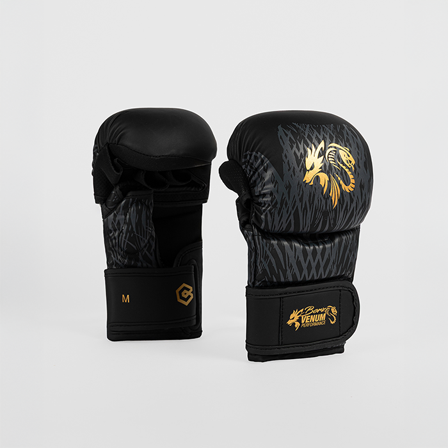 Venum X Chimaev Wild Borz Sparringhansker Svart Gull