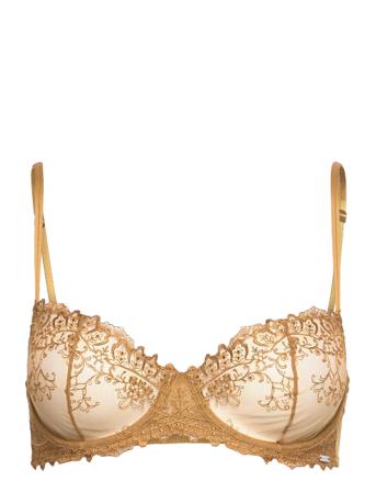 Bra Luna Wire Lingerie Bras & Tops Balc Tte Bras Brun Lindex
