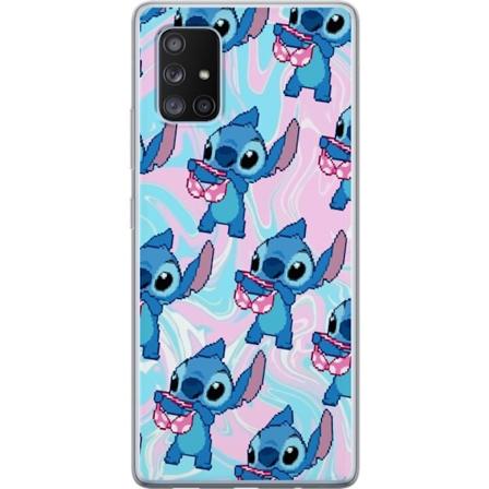 Samsung Galaxy A71 5G Genomskinligt Skal Stitch Retro