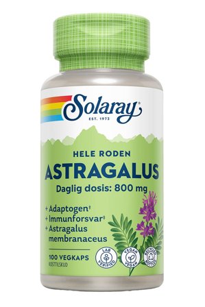 Solaray Astragalus 800 mg 100 kaps., Helse & Madvarer, Ingredienser, Urter