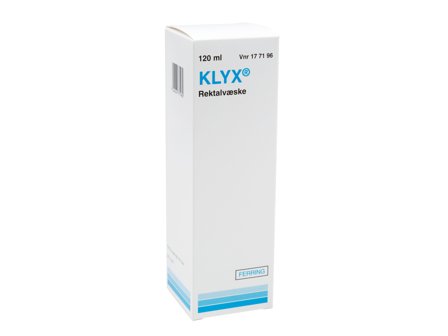 Klyx Rektalvæske (klystèr), 120 ml