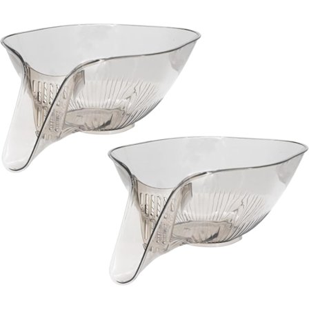 Allsidig avløpskurvsett, vaskesil, trakt og matsiler for effektiv grønnsaks- og fruktvask