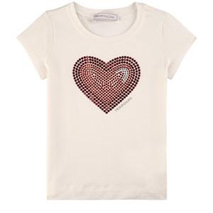 Monnalisa White T-Shirt 5 Years - Tops - 5 years - White - Mädchen
