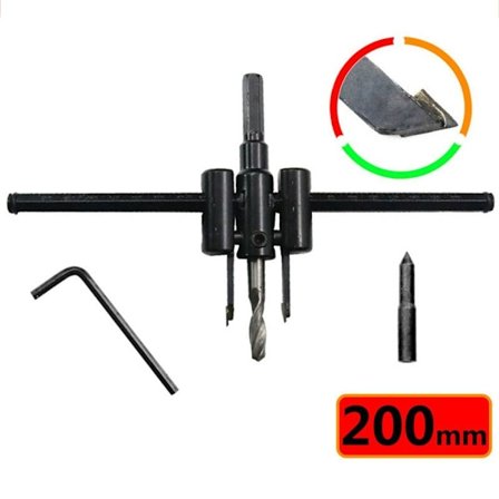 Sirkel Hullsag Hullåpner 30-200MM