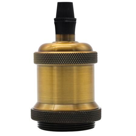 Retro lampeholder Antik lampeholder e26/e27 Anodisert aluminium S
