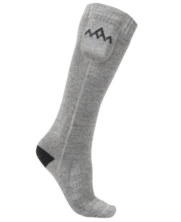 Heat Experience Heated Everyday Socks w/battery V2 Grey