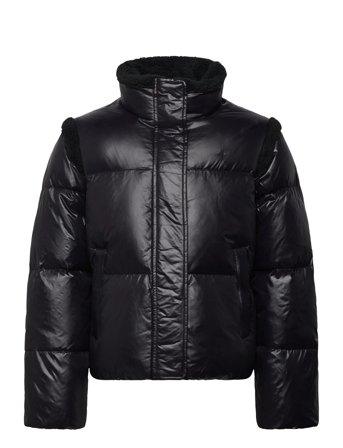 Ralph Lauren Kids | Teddy Fleece–Trim Down Boxy Jacket | 132-140