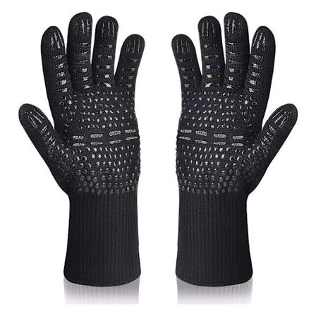 Grillugnshandskar Värmebeständiga upp till 800°C Matlagningshandskar