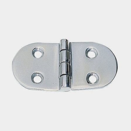 Bisagra de escotilla 1852-Marine, 75 x 38.5 mm, acero inoxidable resistente a ácidos (AISI 316, fundido)
