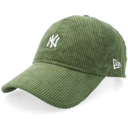 New Era - MLB Verde unconstructed Cappellino - New York Yankees Corduroy 9TWENTY Green Dad Cap @ Hatstore