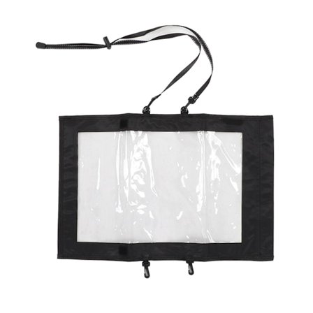 Transparent vandringskartapåse med 2 extra remmar Vattentät TPU Map Dry Case för camping