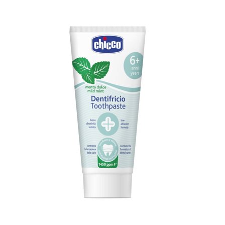 Chicco Dentifricio 6+ Anni Gusto Menta Dolce 50ml