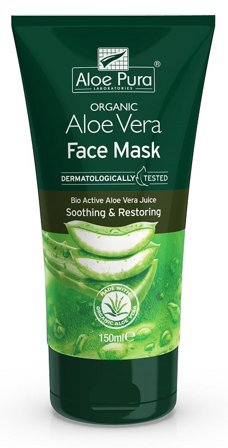 Dr Organic Aloe Pura Maschera Viso Lenitiva/Riparatrice 150ml
