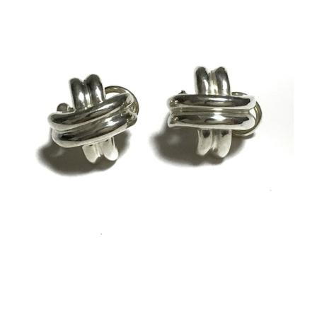 Tiffany & Co. Pre-owned Earrings Grå, Dame Vintage Smykker, Størrelse: ONE Size