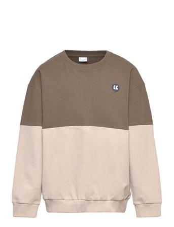 Nkmvaronny Ls Boxy Sweat Unb Sweat-shirt Genser Multi/mønstret Name It*Betinget Tilbud