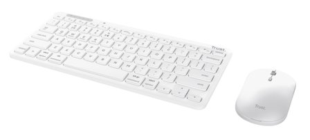 Trust LYRA WL KEYBOARD + MOUSE WHITE DE WRLS