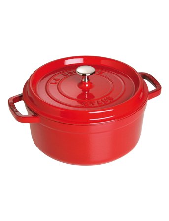 STAUB La Cocotte - Round Cast Iron - Red - 3.8L