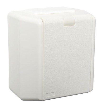 ELKO Enkel stikkontakt sprutsikker påvegg